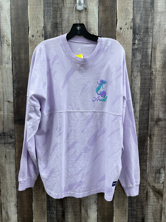 Top Long Sleeve By Disney Store In Purple, Size: M