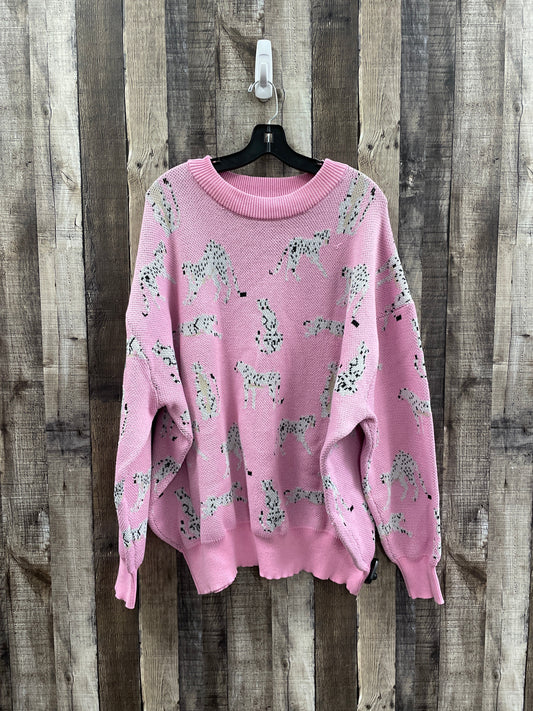 Sweater By White Birch In Pink, Size: 3x