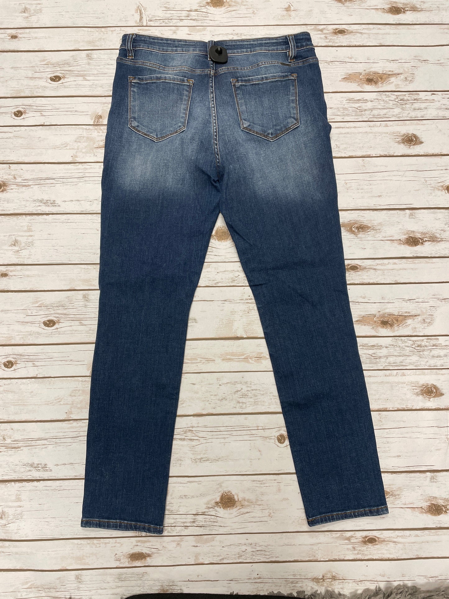 Jeans Skinny By Kancan In Blue Denim, Size: 12