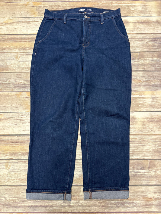 Jeans Straight By Old Navy In Blue Denim, Size: 12