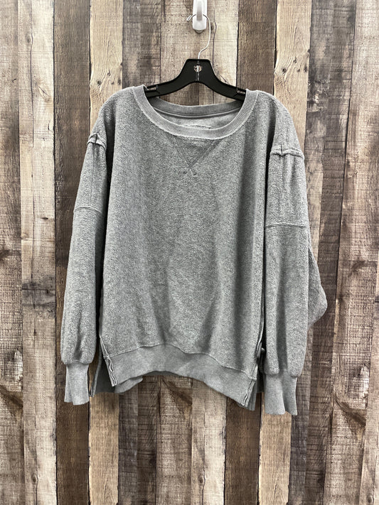 Sweatshirt Crewneck By American Eagle In Grey, Size: M