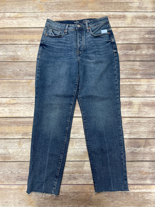 Jeans Straight By Old Navy In Blue Denim, Size: 8