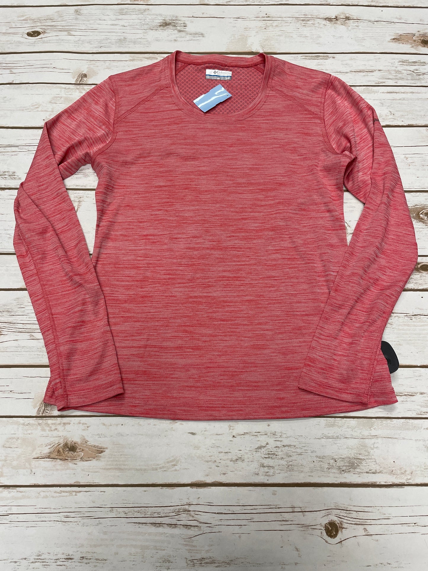 Athletic Top Long Sleeve Crewneck By Columbia In Pink, Size: S