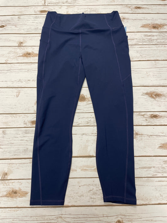 Athletic Leggings By Fabletics In Blue, Size: L