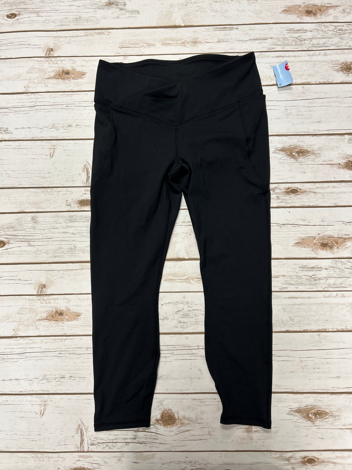 Athletic Leggings By Fabletics In Black, Size: L