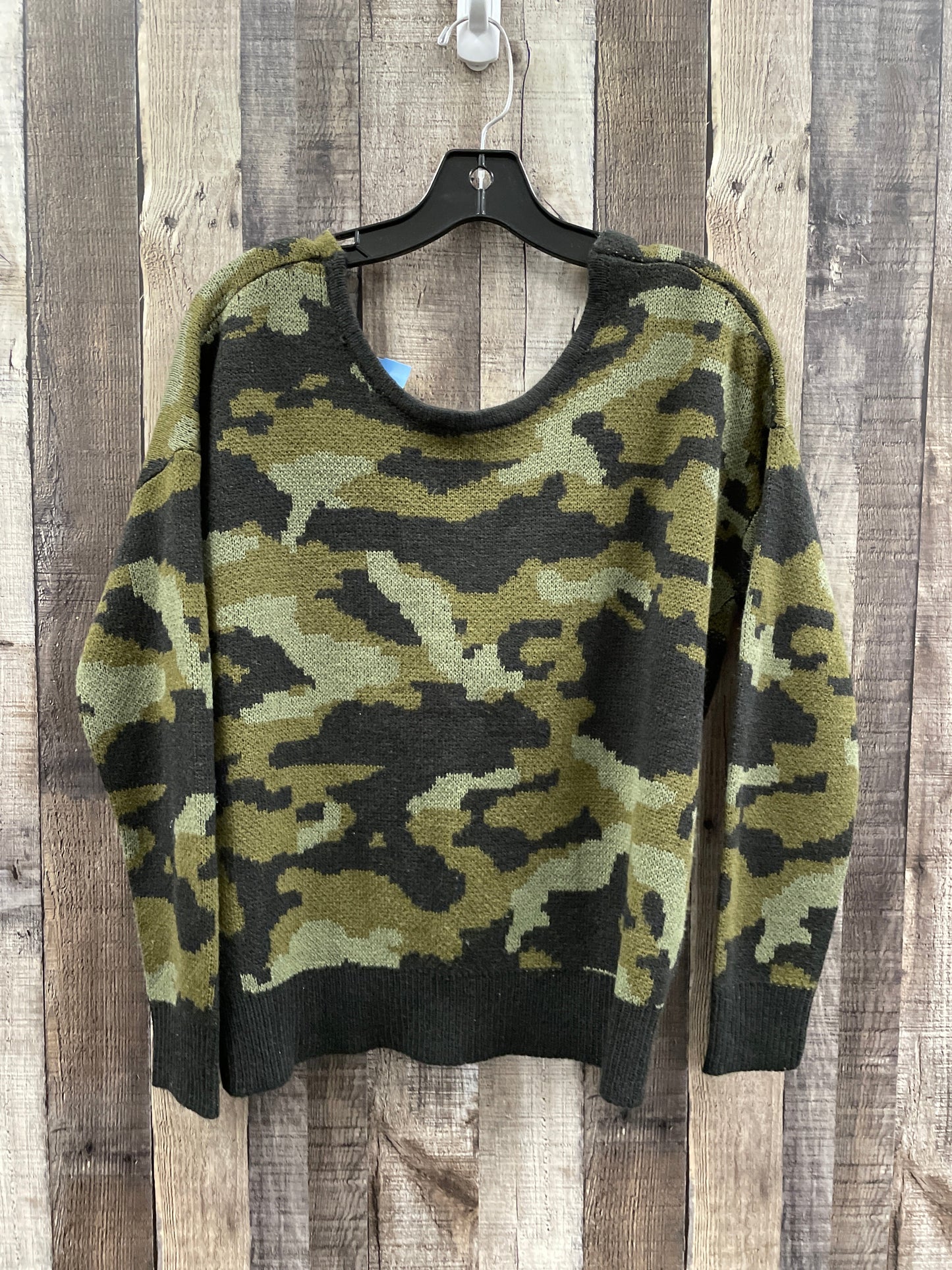 Sweater By Fashion Nova In Camouflage Print, Size: M