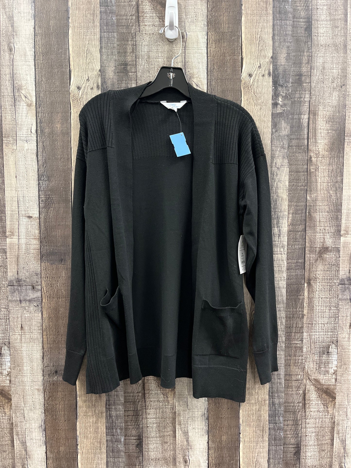 Cardigan By Time And Tru In Black, Size: M