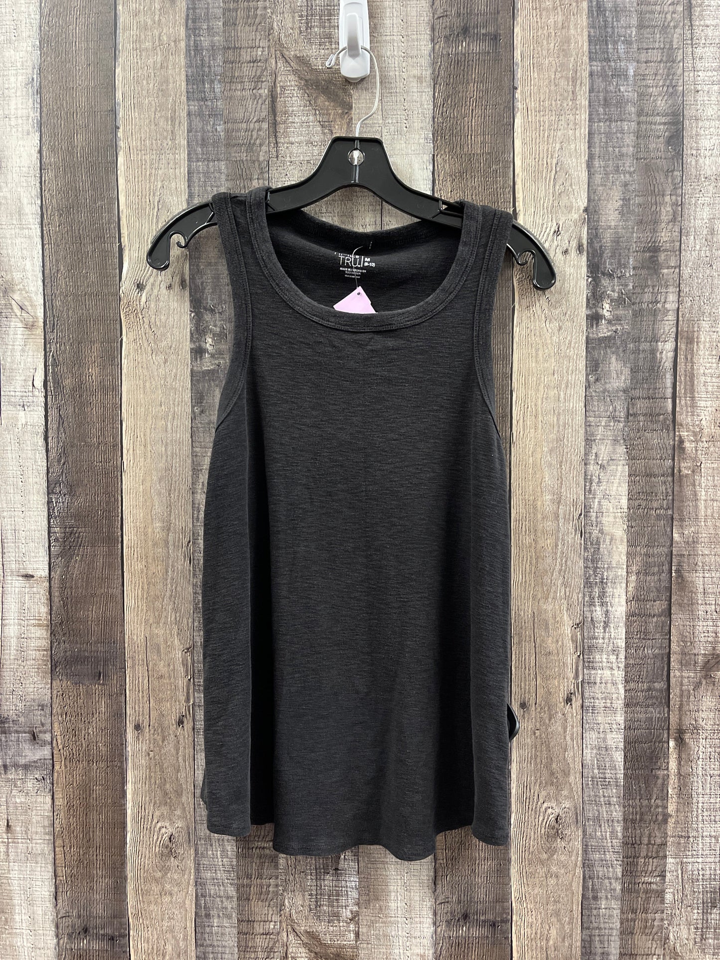 Black Top Sleeveless Time And Tru, Size M