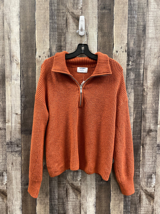 Sweater By Old Navy In Orange, Size: M