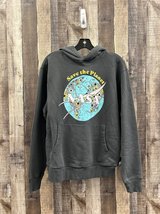 Sweatshirt Hoodie By Old Navy In Grey, Size: S