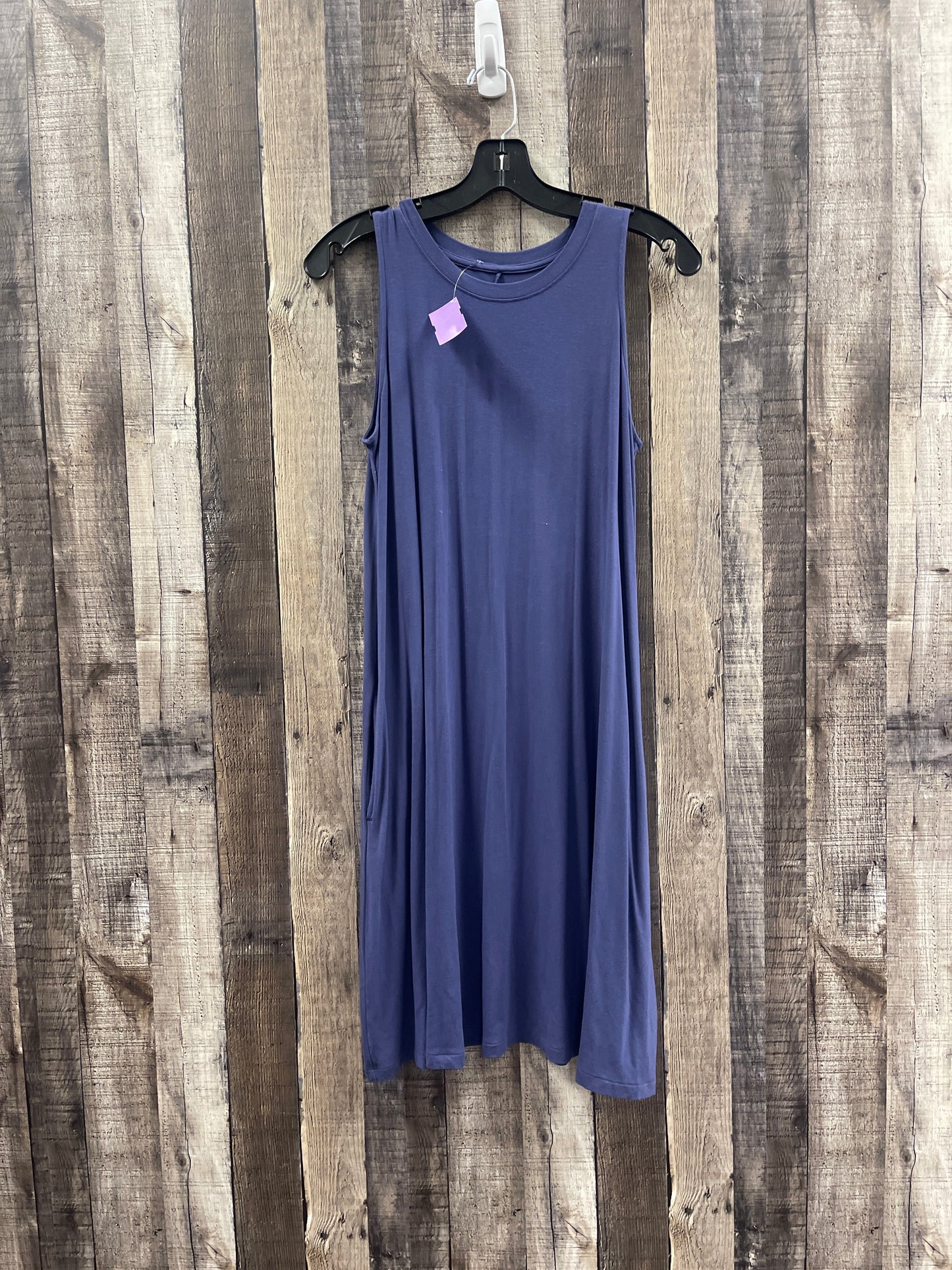 Blue Dress Casual Midi Time And Tru, Size S