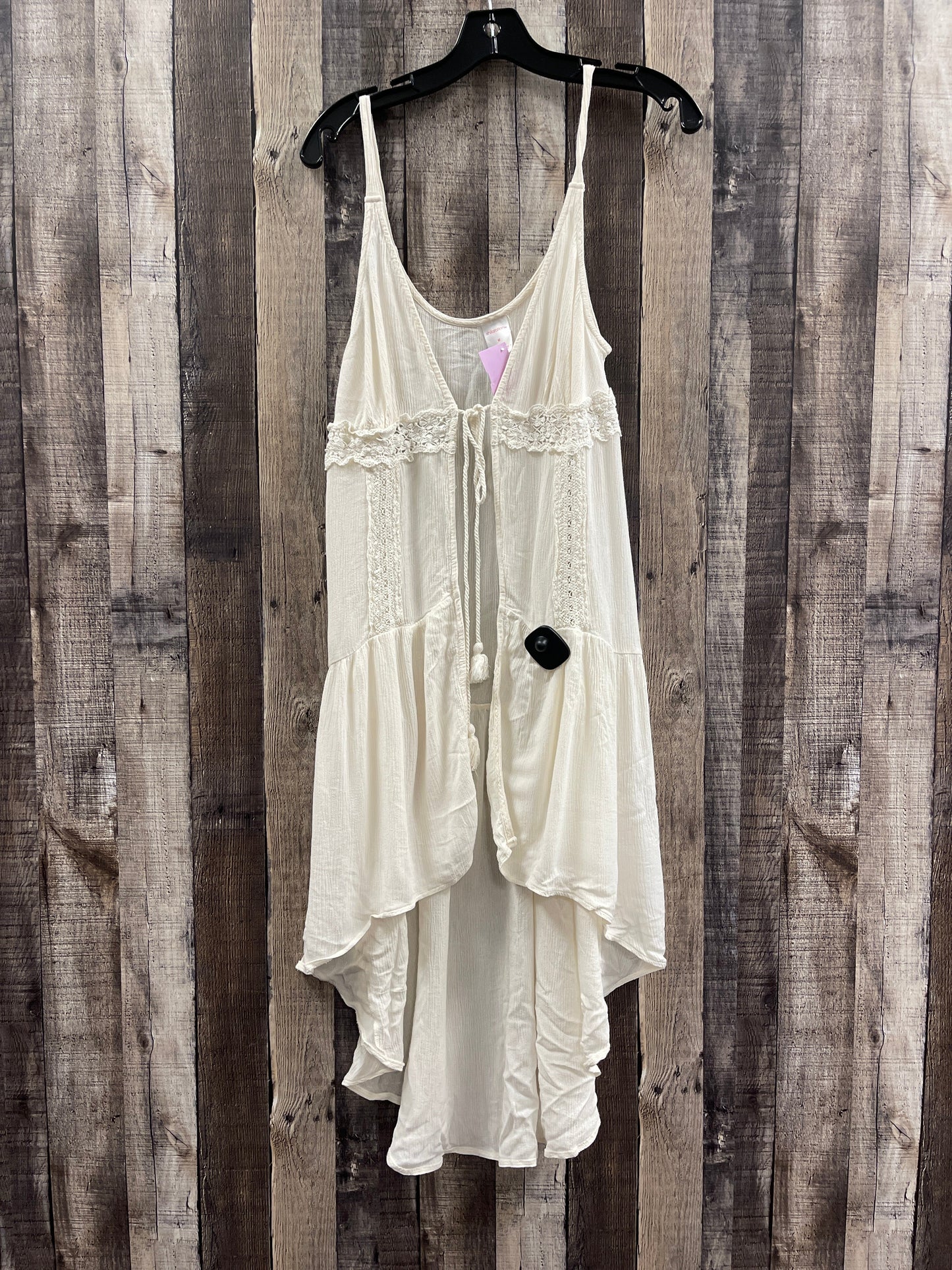 Cream Swimwear Cover-up Xhilaration, Size M