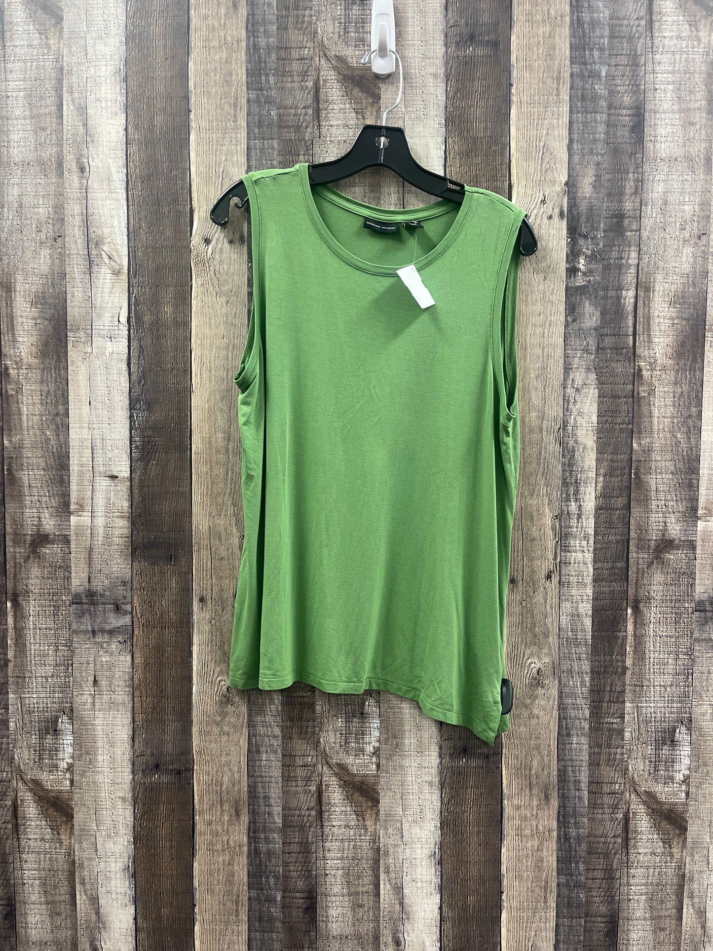 Green Top Sleeveless Adrienne Vittadini, Size Xl