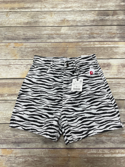 Shorts By Zara In Zebra Print, Size: 6