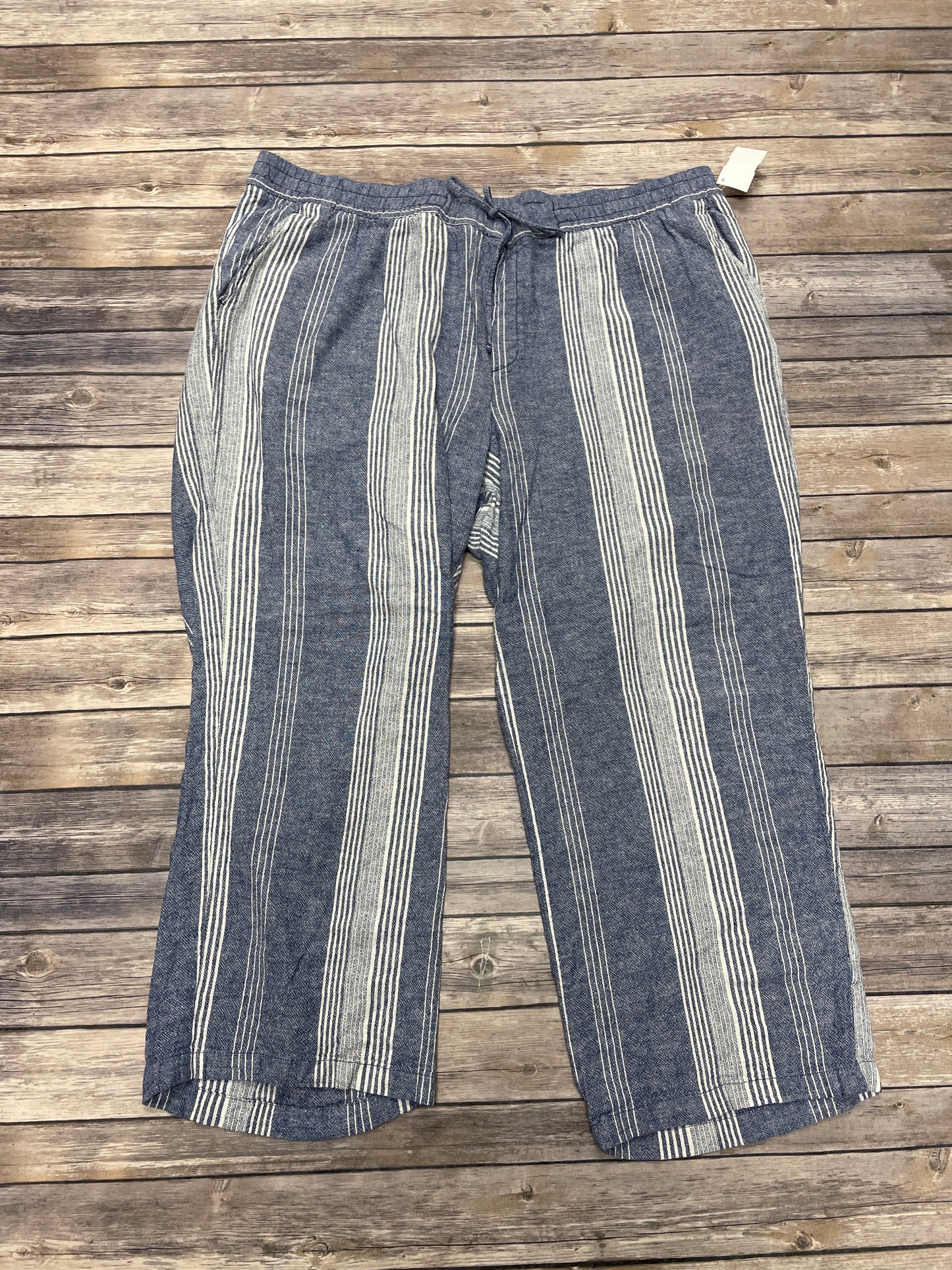 Pants Wide Leg By Old Navy In Striped Pattern, Size: Xxl