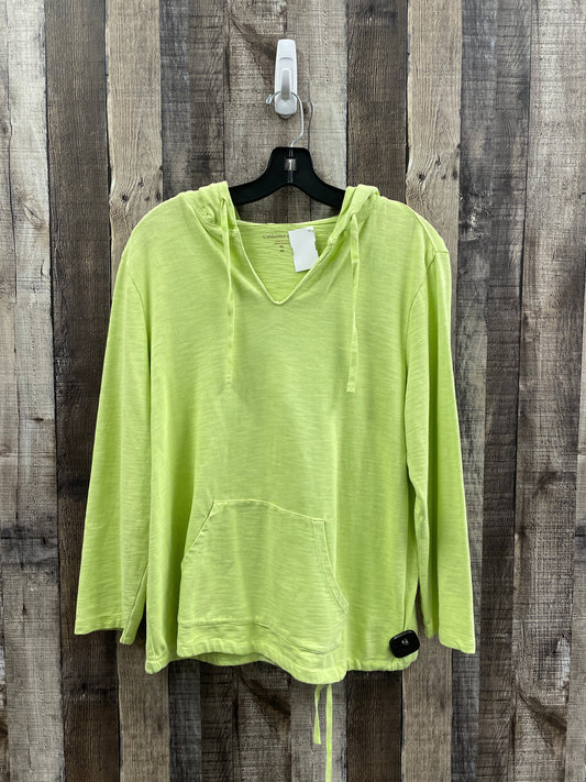 Top Long Sleeve By Coldwater Creek In Green, Size: Petite   S