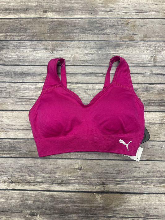 Athletic Bra By Puma In Pink, Size: S