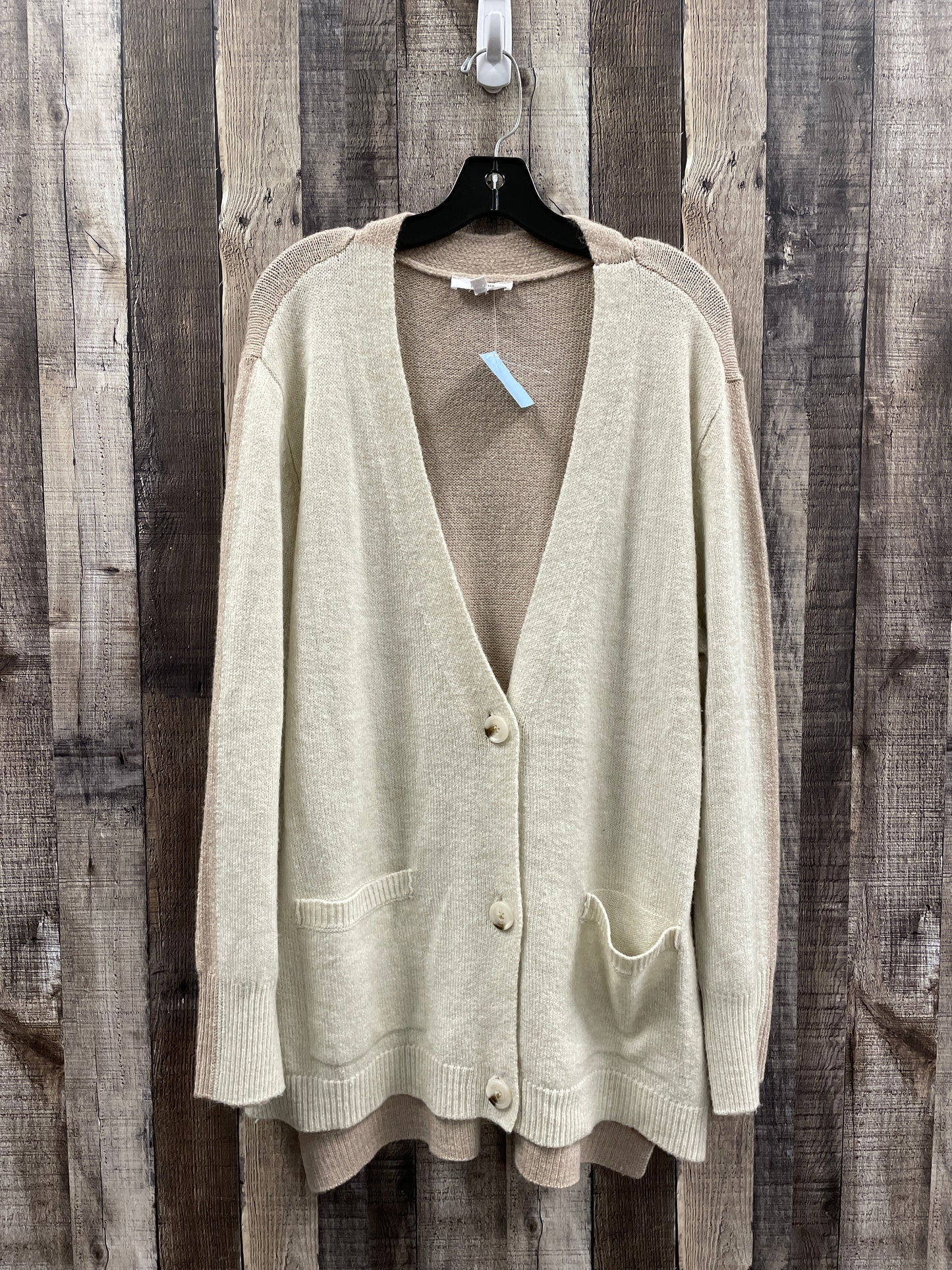 Cardigan By Bb Dakota In Tan, Size: Xl