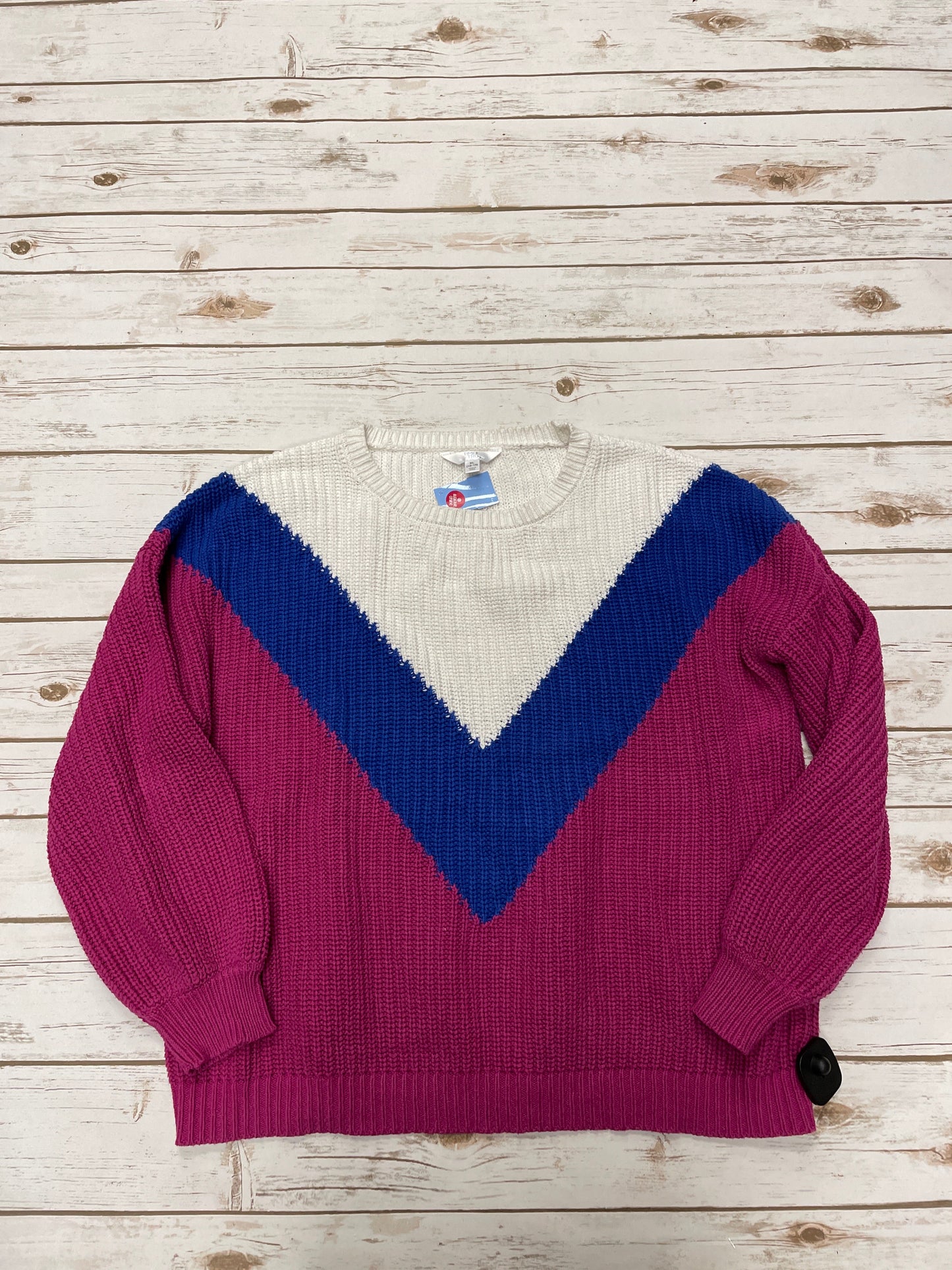 Sweater By Time And Tru In Multi-colored, Size: Xl