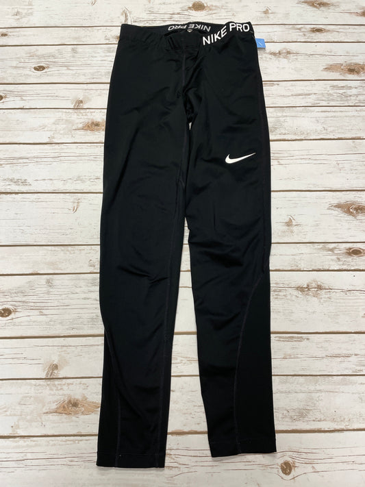 Athletic Leggings By Nike In Black, Size: M