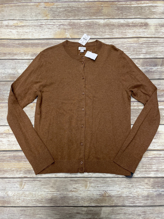 Sweater Cardigan By J. Crew In Brown, Size: L