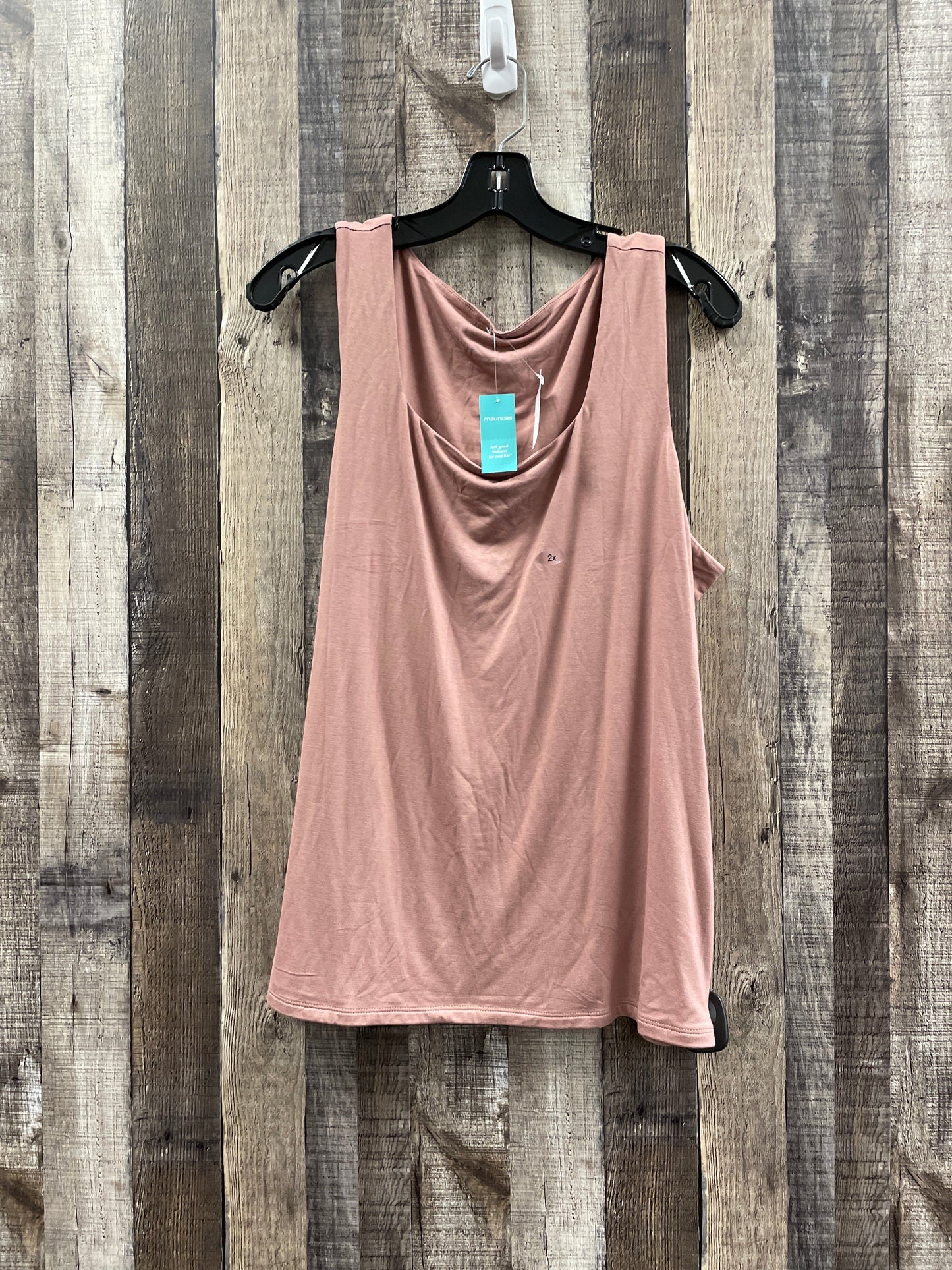 Top Sleeveless By Maurices In Mauve, Size: 2x