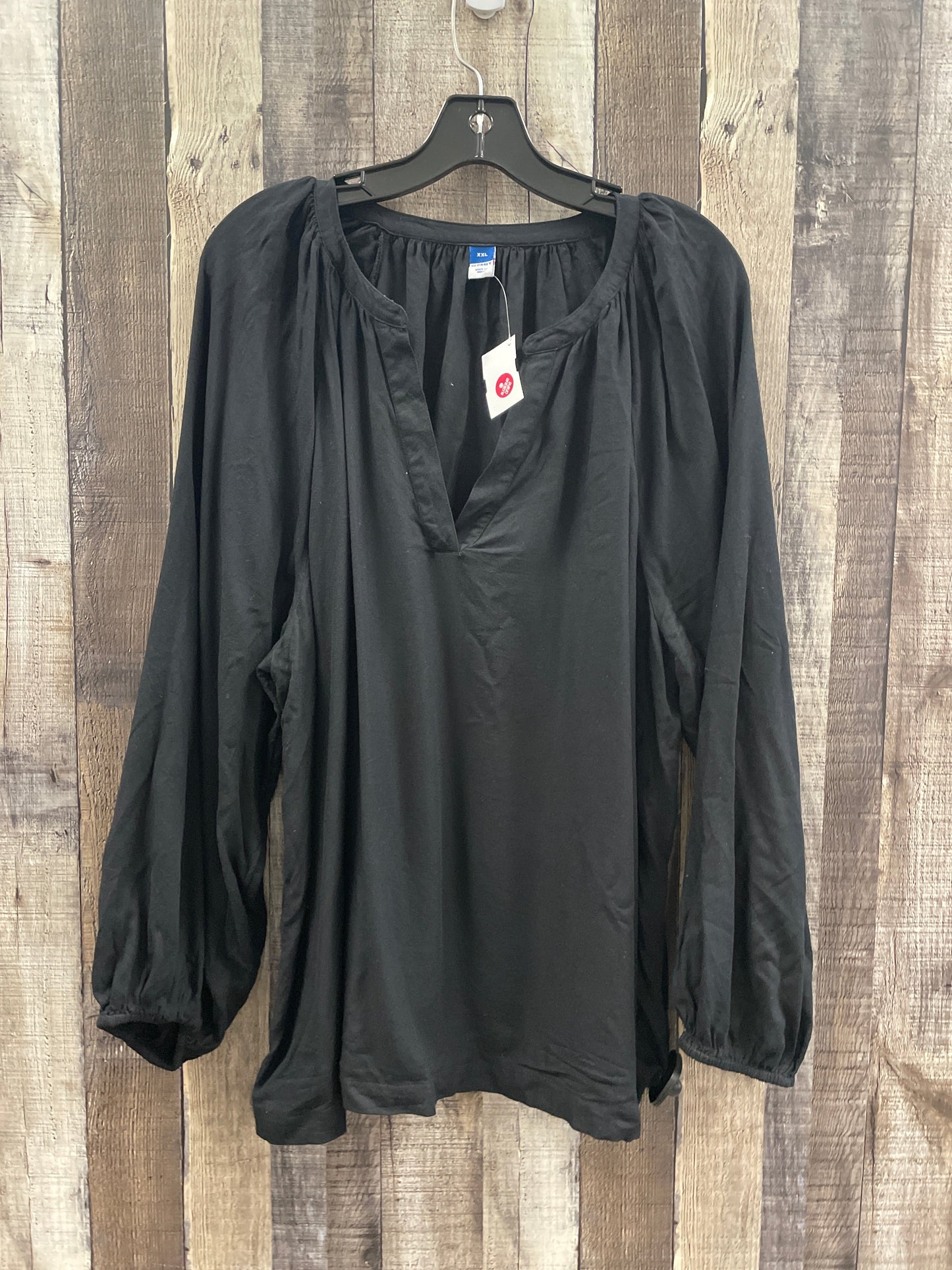 Top Long Sleeve By Old Navy In Black, Size: Xxl