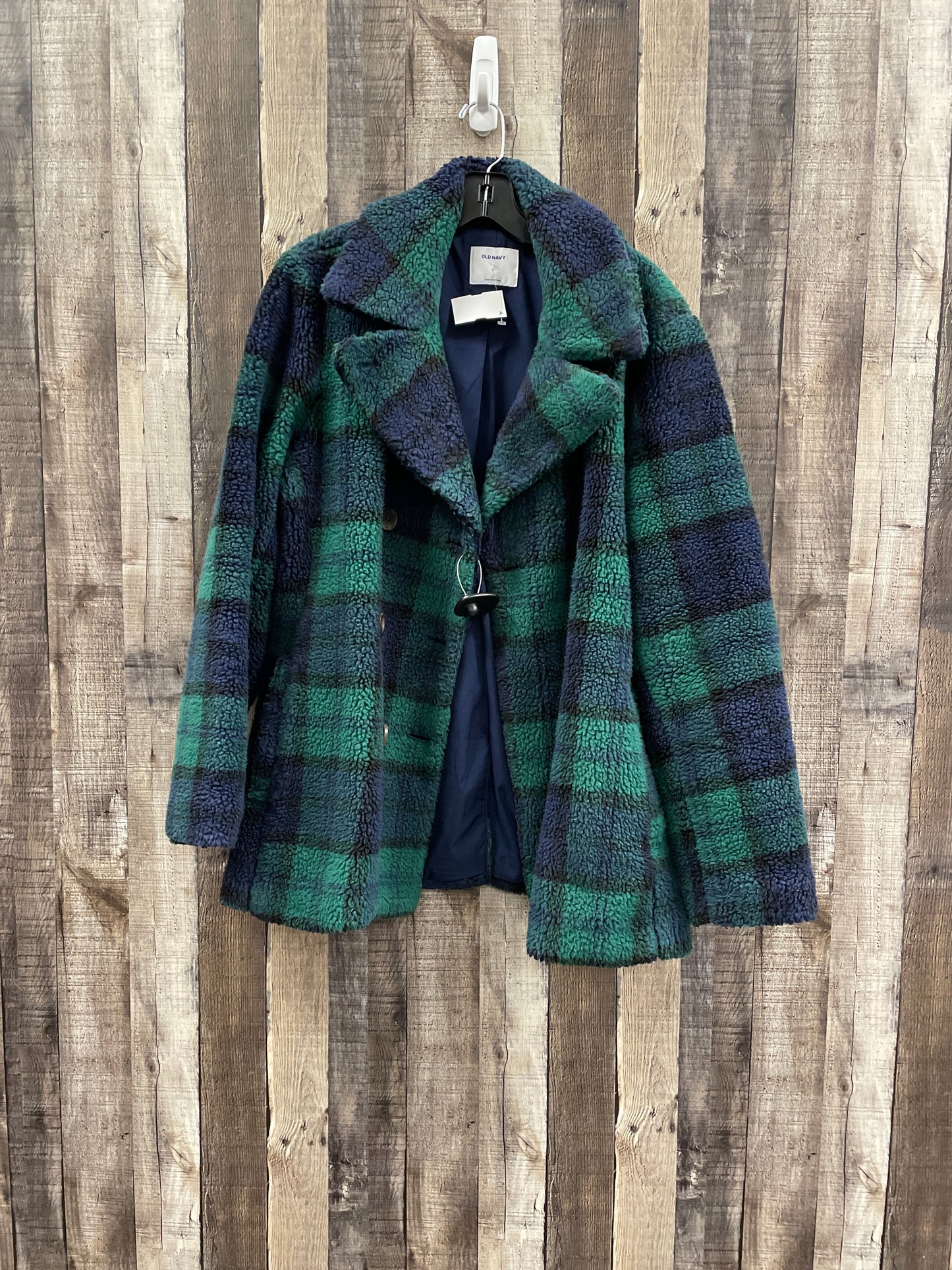 Coat Other By Old Navy In Plaid Pattern, Size: L