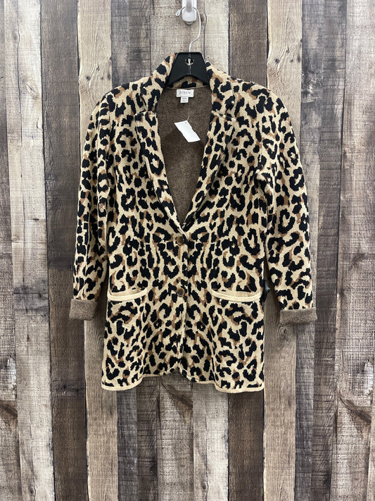 Blazer By J. Crew In Animal Print, Size: Xxs