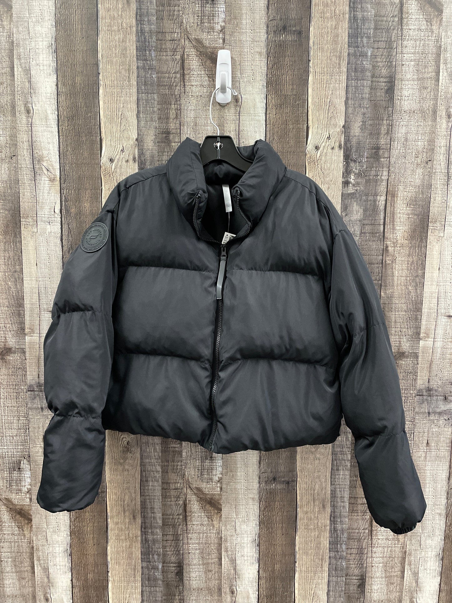 Jacket Puffer & Quilted By Fabletics In Black, Size: M