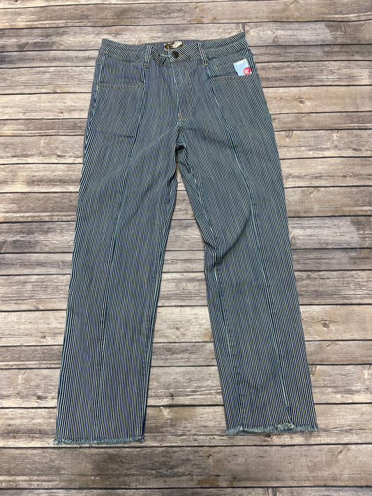 Jeans Straight By Kut In Striped Pattern, Size: 10