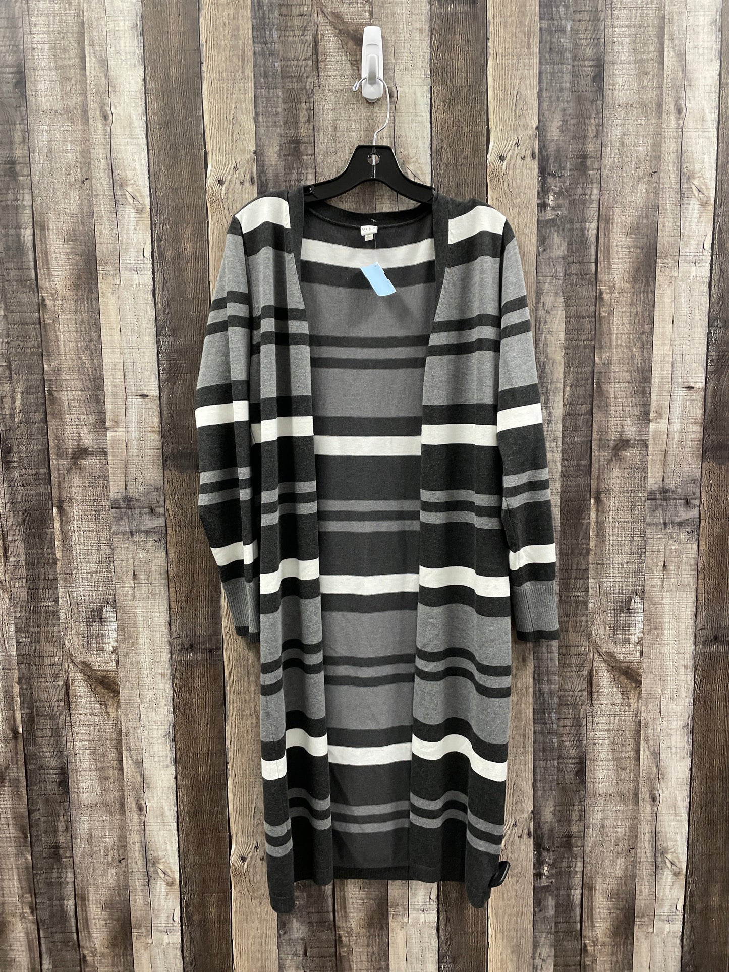 Cardigan By Vila Milano In Striped Pattern, Size: L