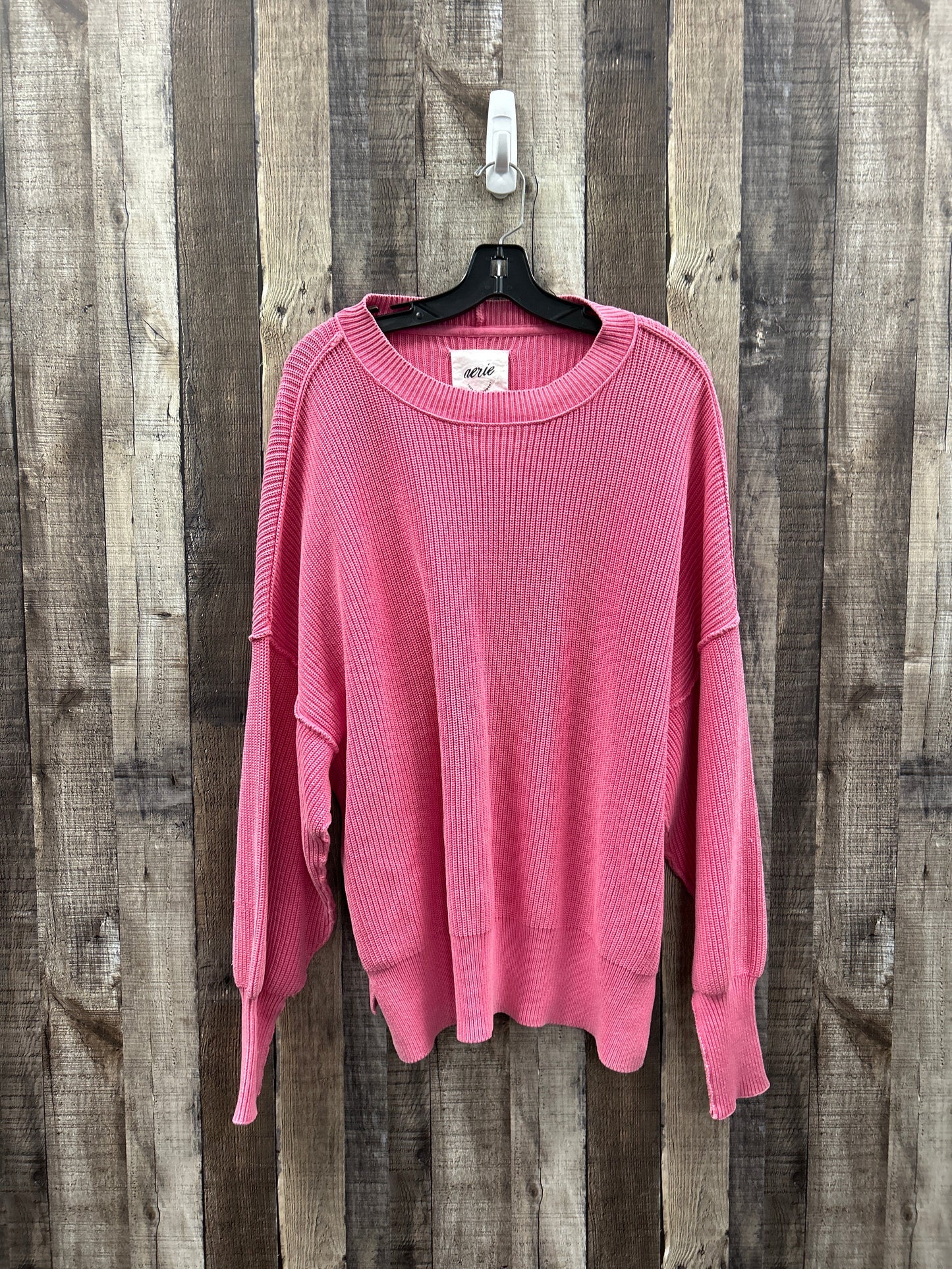 Sweater By Aerie In Pink, Size: L