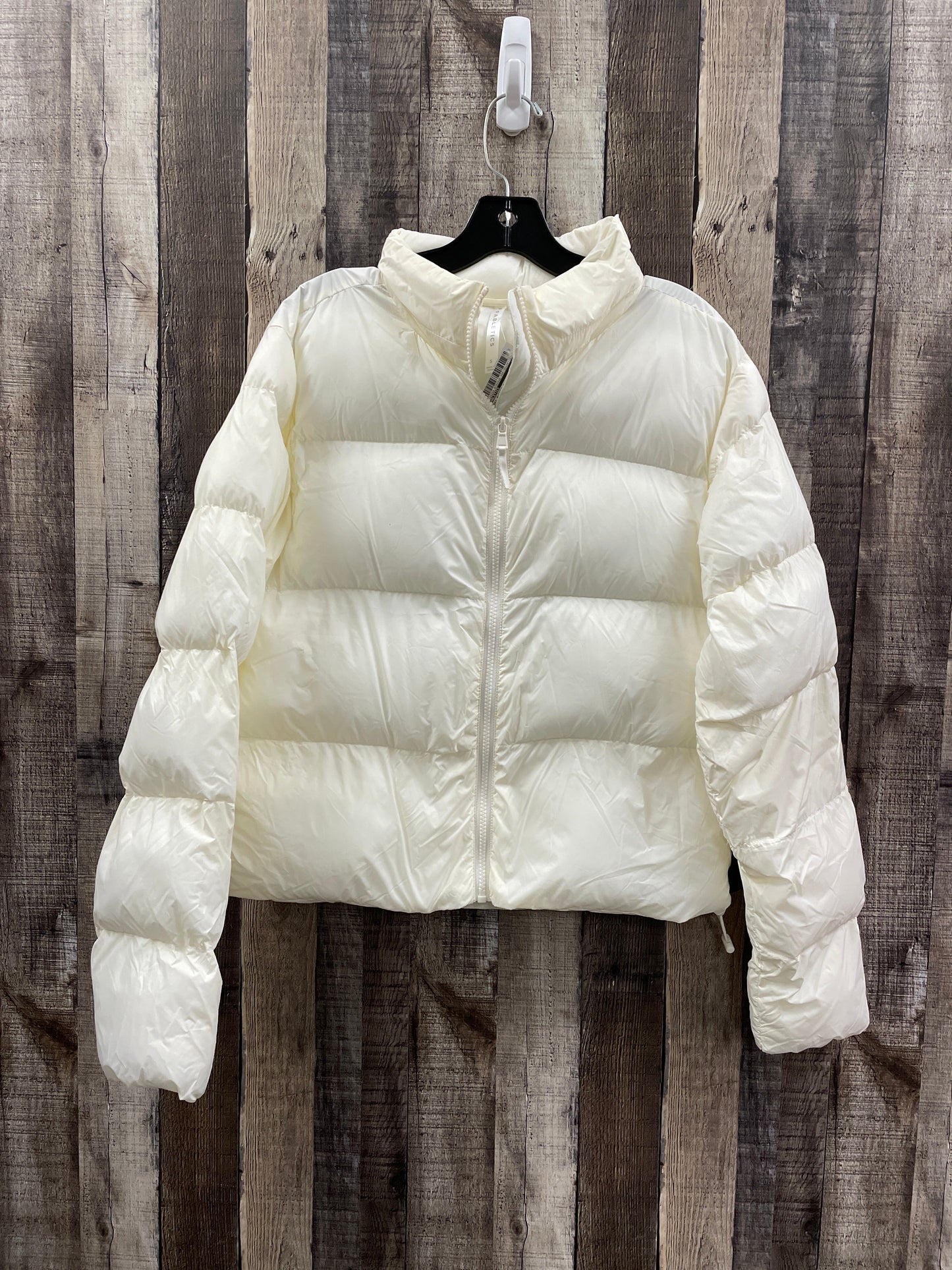 Coat Puffer & Quilted By Fabletics In White, Size: S