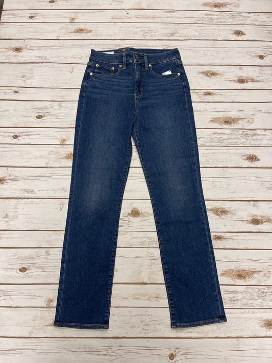 Jeans Straight By Gap In Blue Denim, Size: 6