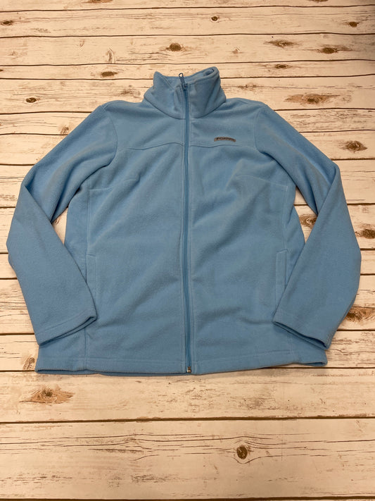 Jacket Fleece By Columbia In Blue, Size: L