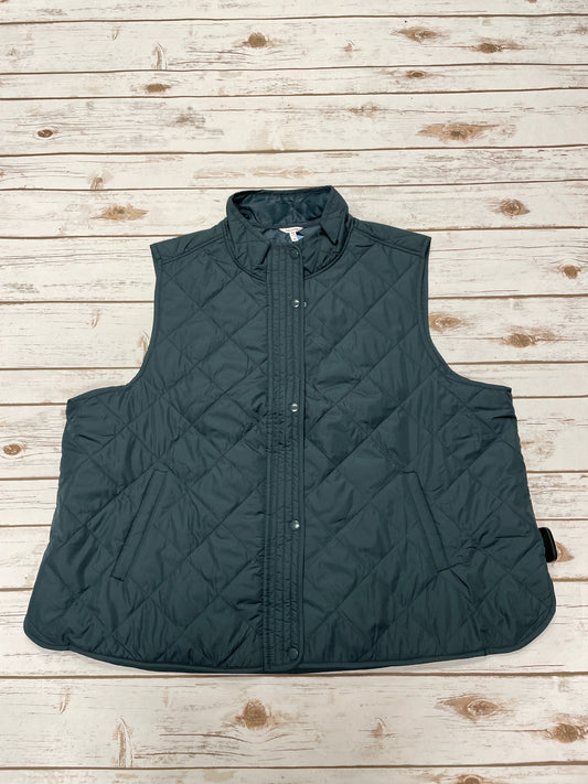 Vest Puffer & Quilted By Maurices In Green, Size: 2x