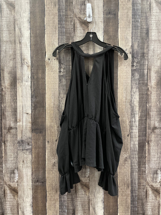 Black Blouse Long Sleeve Shein, Size 1x