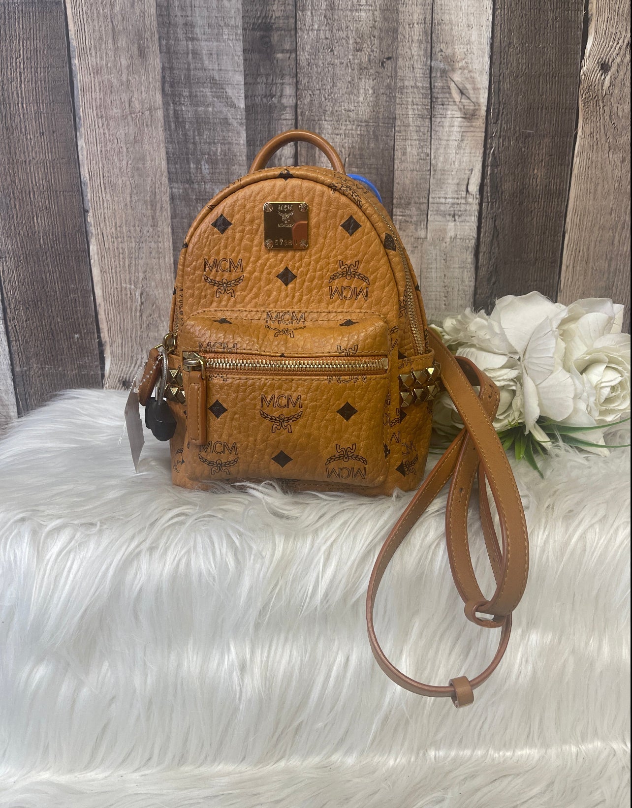 Backpack Luxury Designer Mcm, Size Small