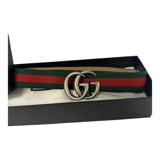 Belt Luxury Designer By Gucci, Size: Small