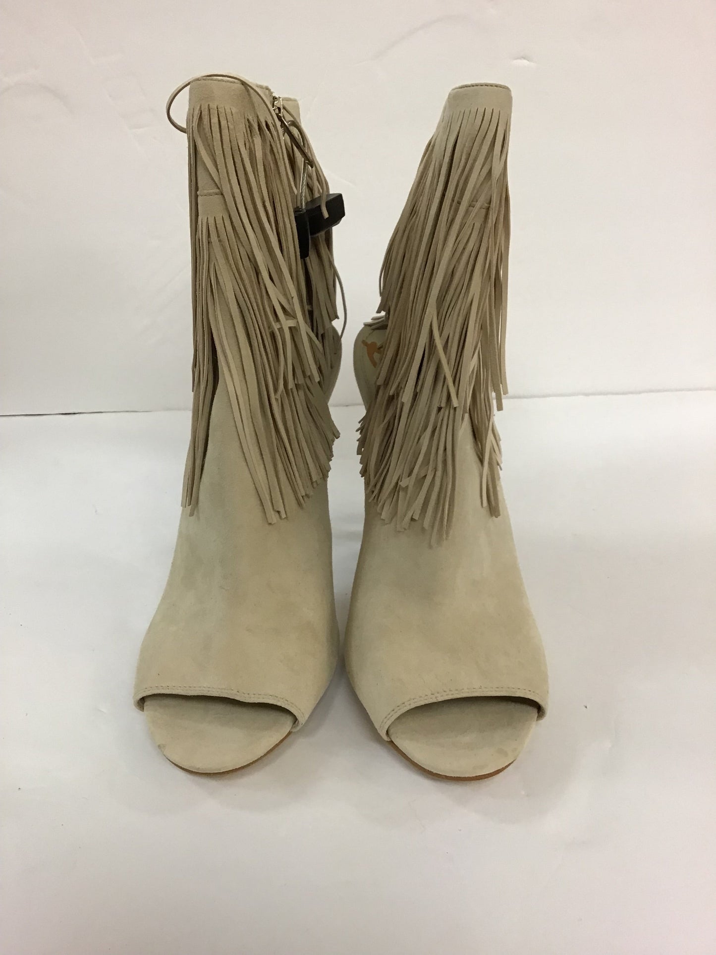 Boots Ankle Heels By Sam Edelman In Cream, Size: 10.5