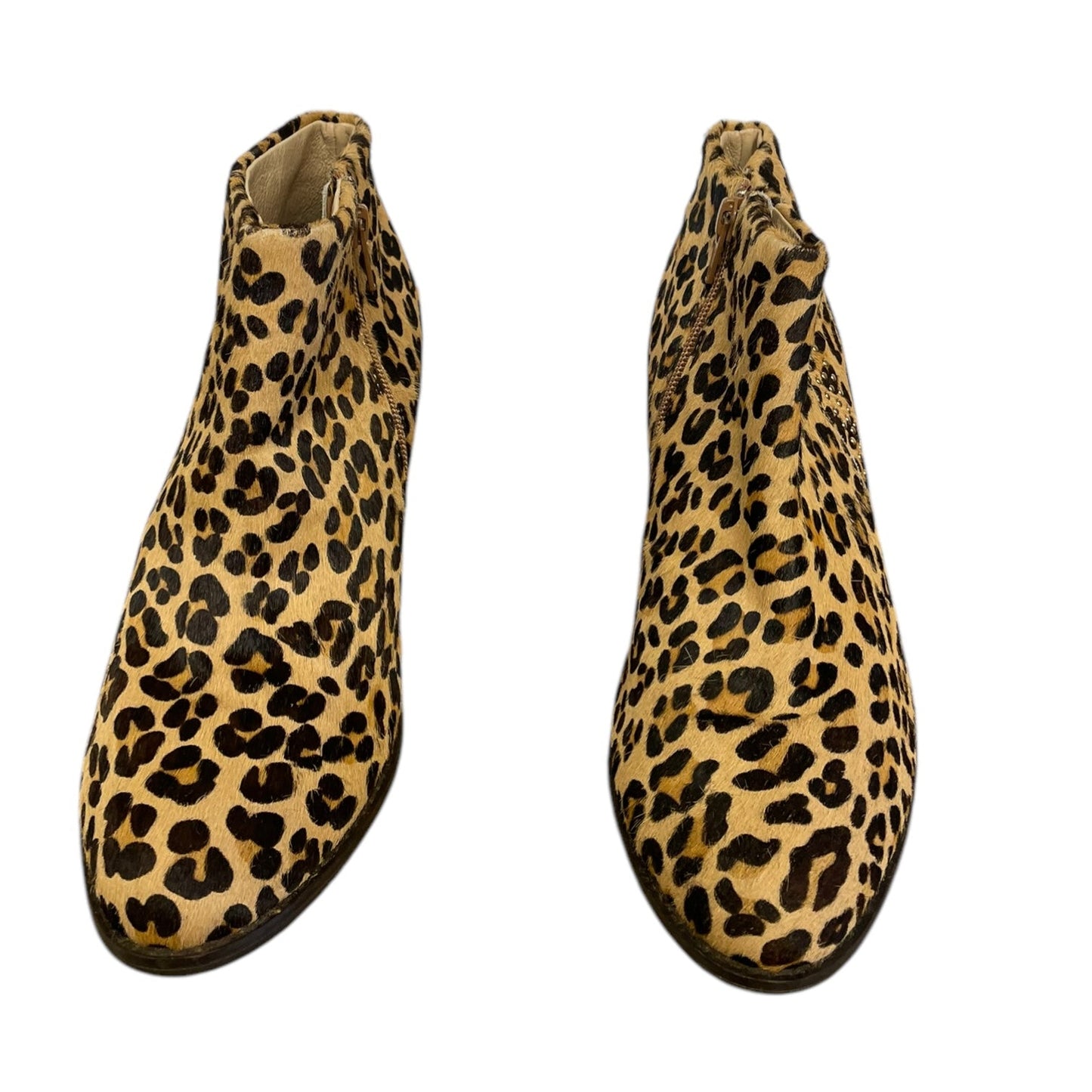 Boots Ankle Heels By Vionic In Animal Print, Size: 9