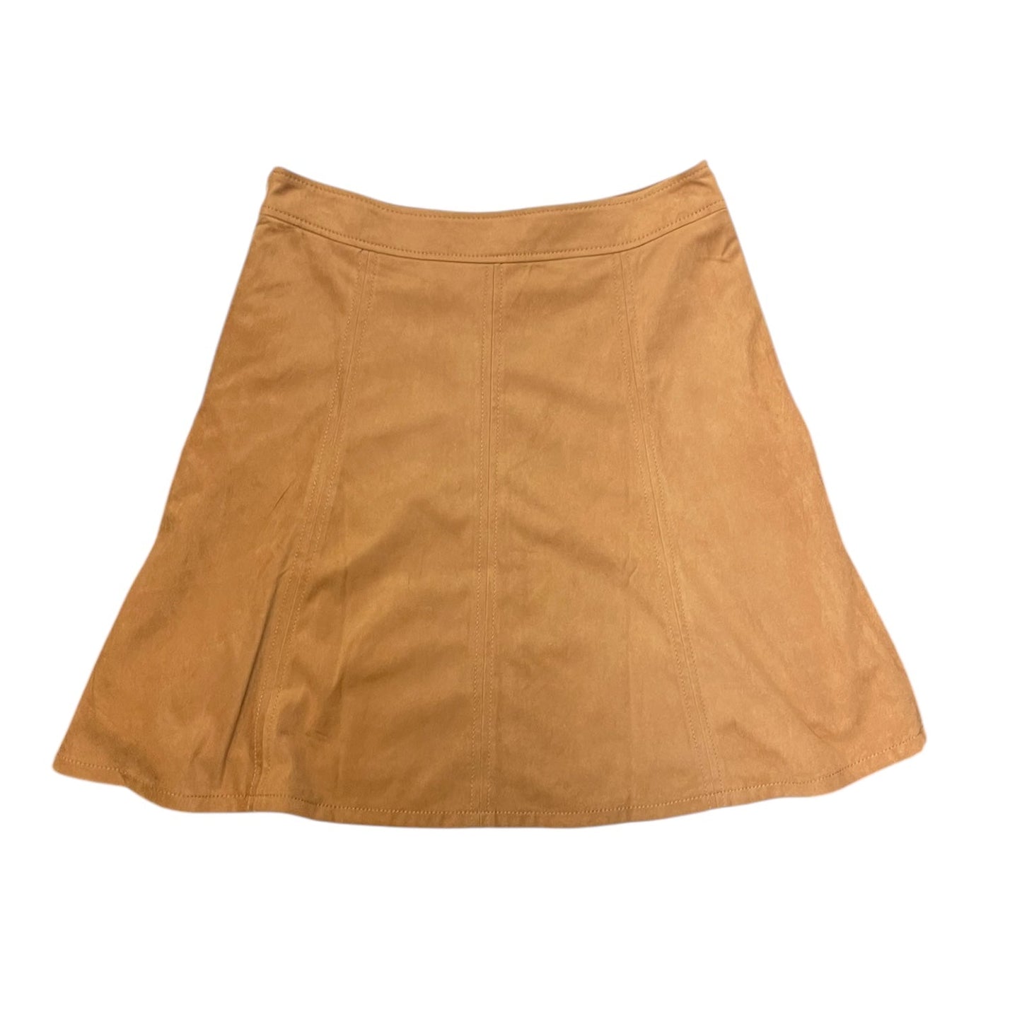 Skirt Midi By Loft In Tan, Size: 8