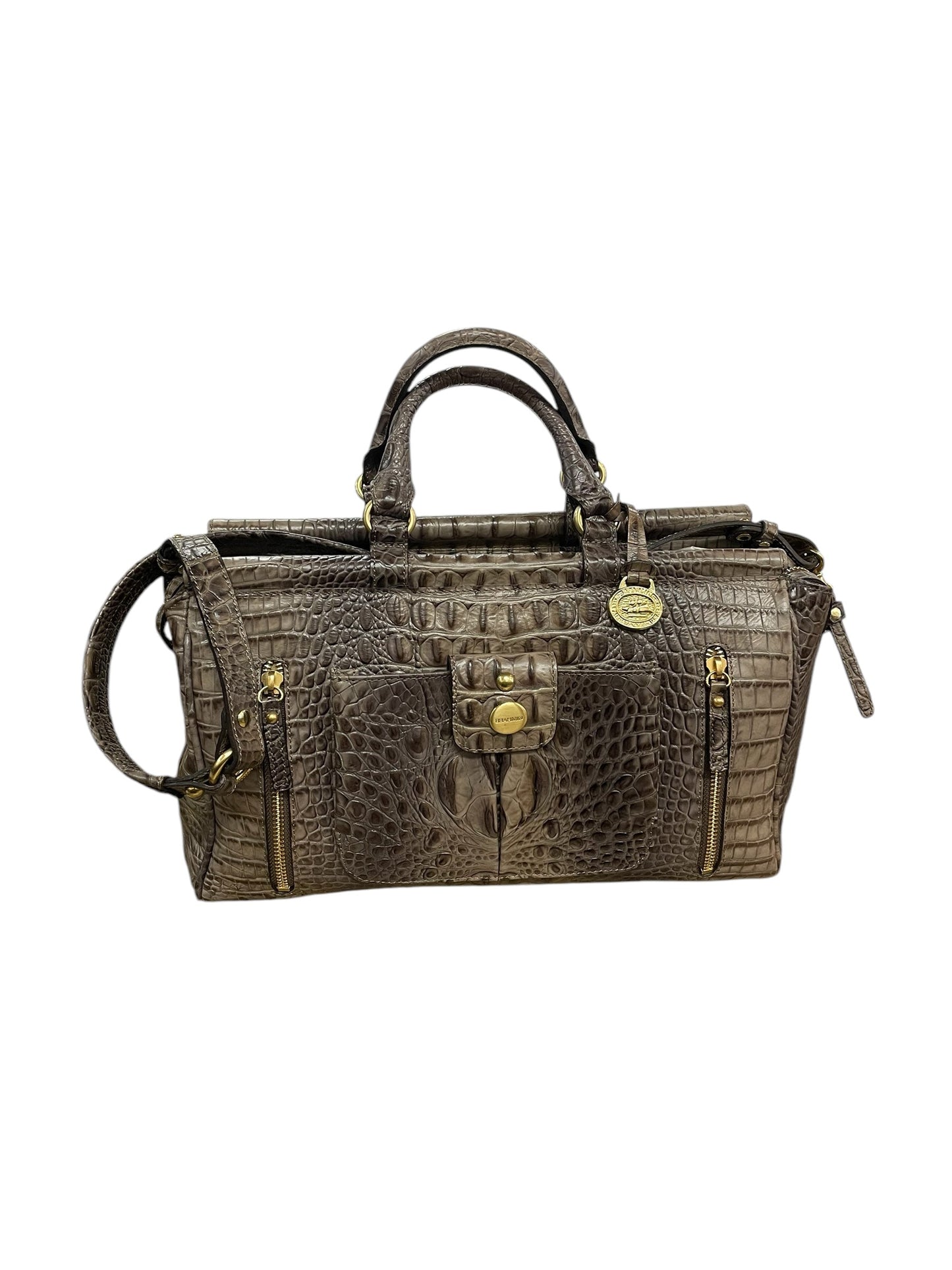 Handbag Designer By Brahmin, Size: Medium