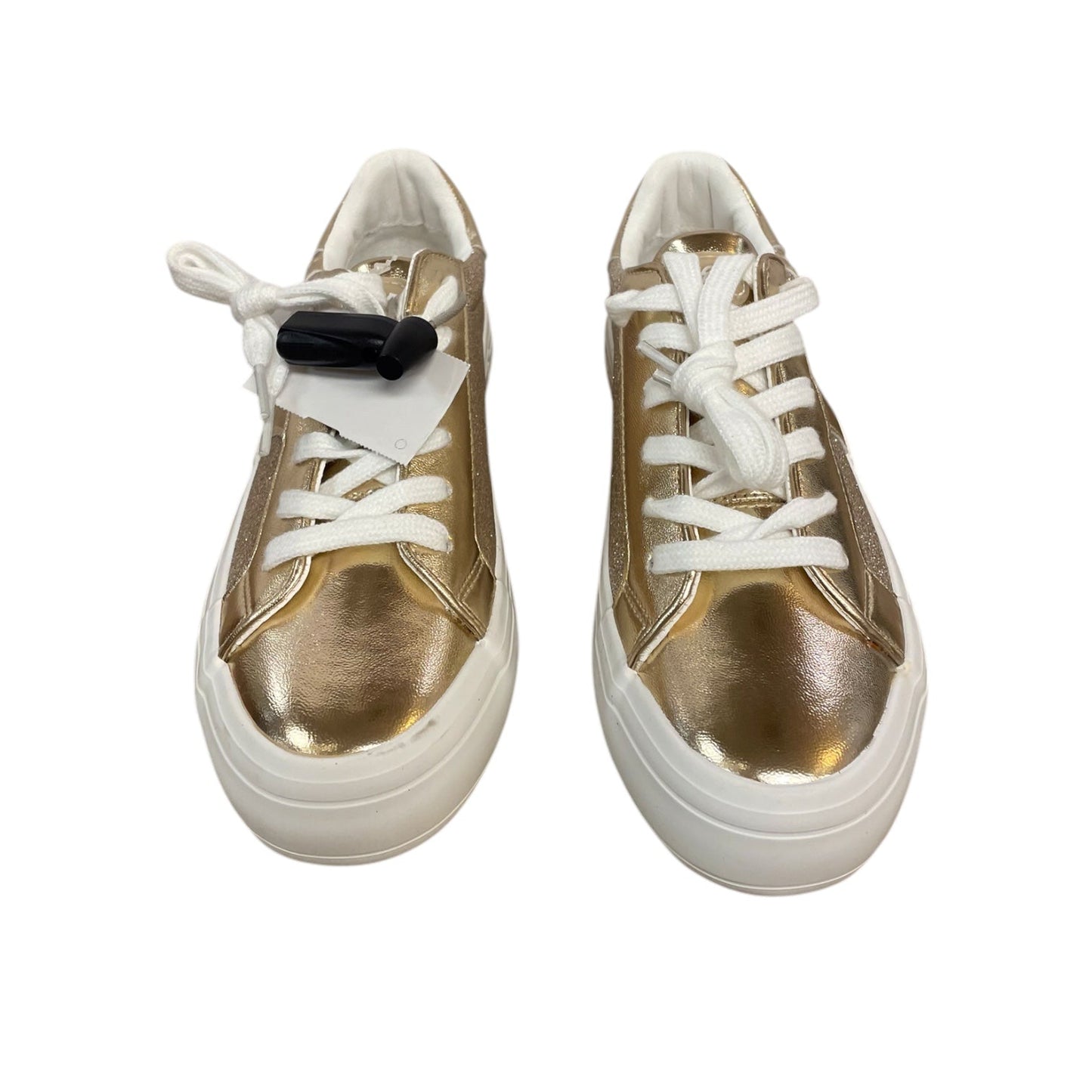 Shoes Sneakers By Sugar In Gold, Size: 7