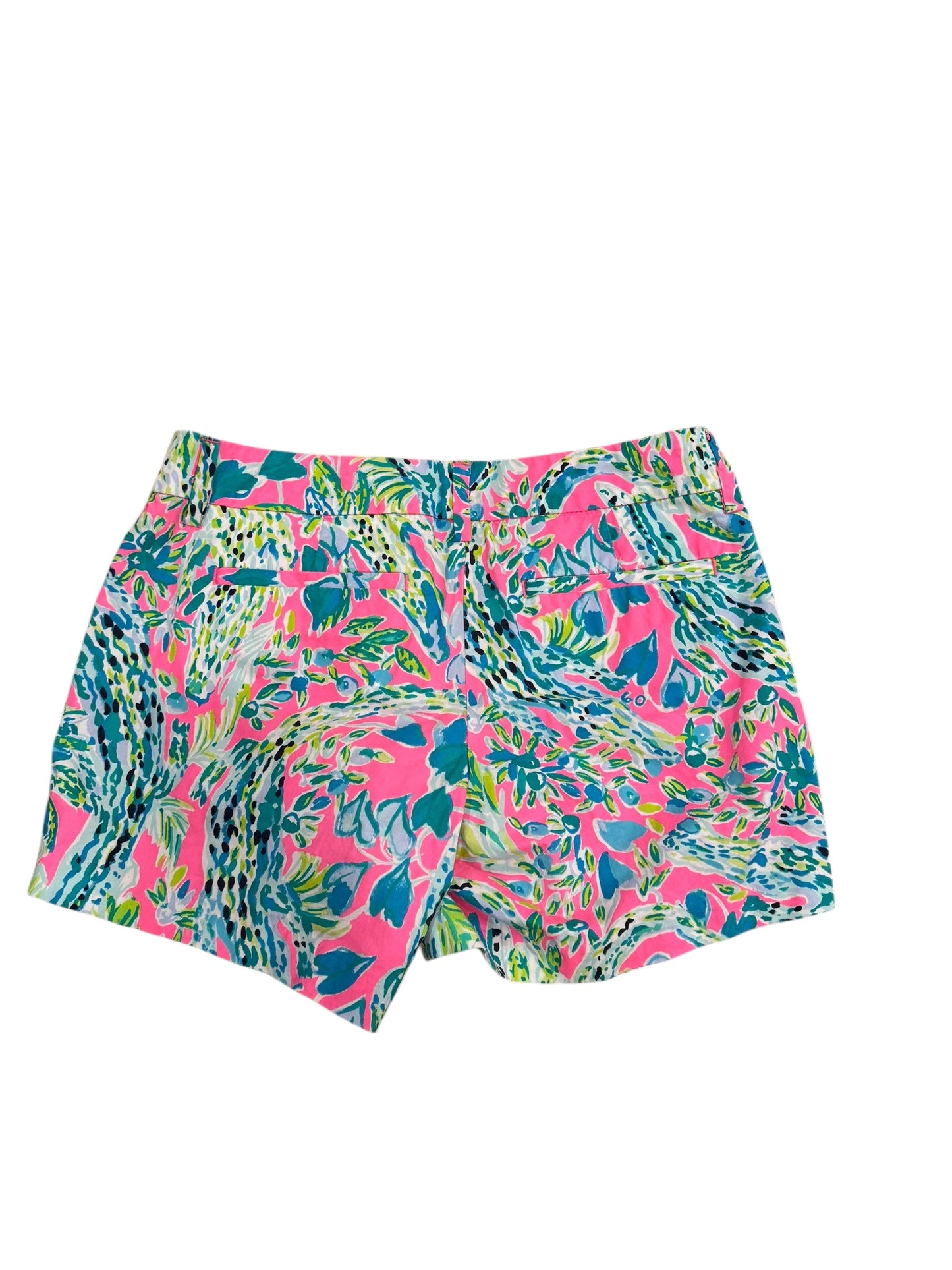 Shorts Designer By Lilly Pulitzer In Green & Pink, Size: 2