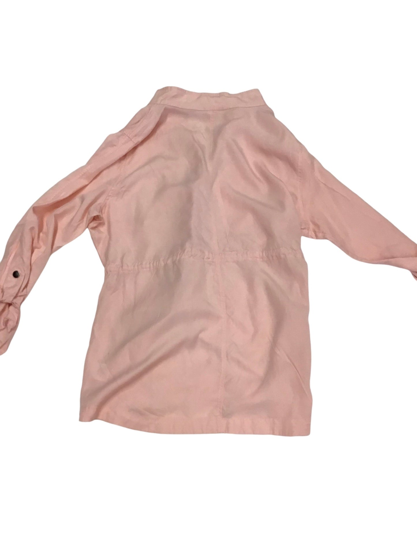 Jacket Shirt By Faded Glory In Peach, Size: Xxl