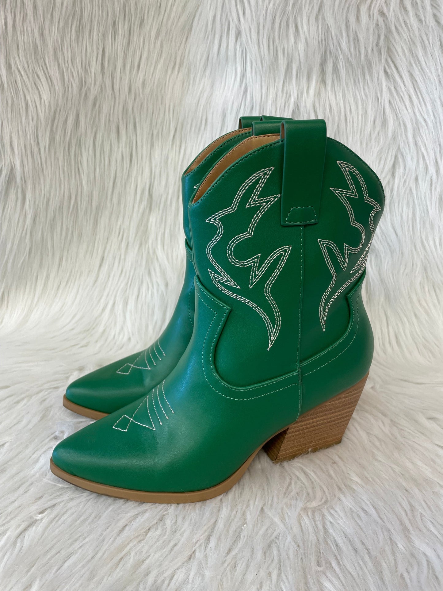 Boots Western By Soda In Green, Size: 7