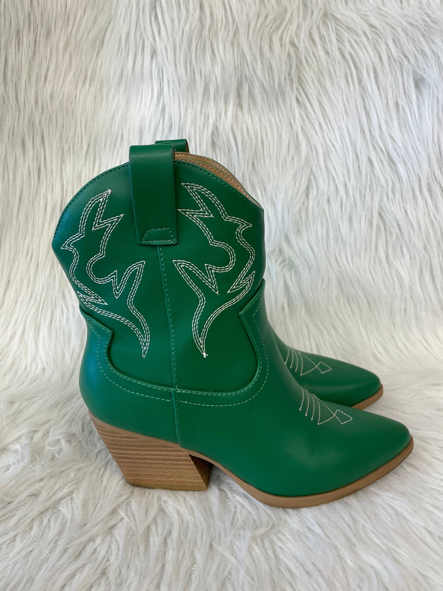 Boots Western By Soda In Green, Size: 7