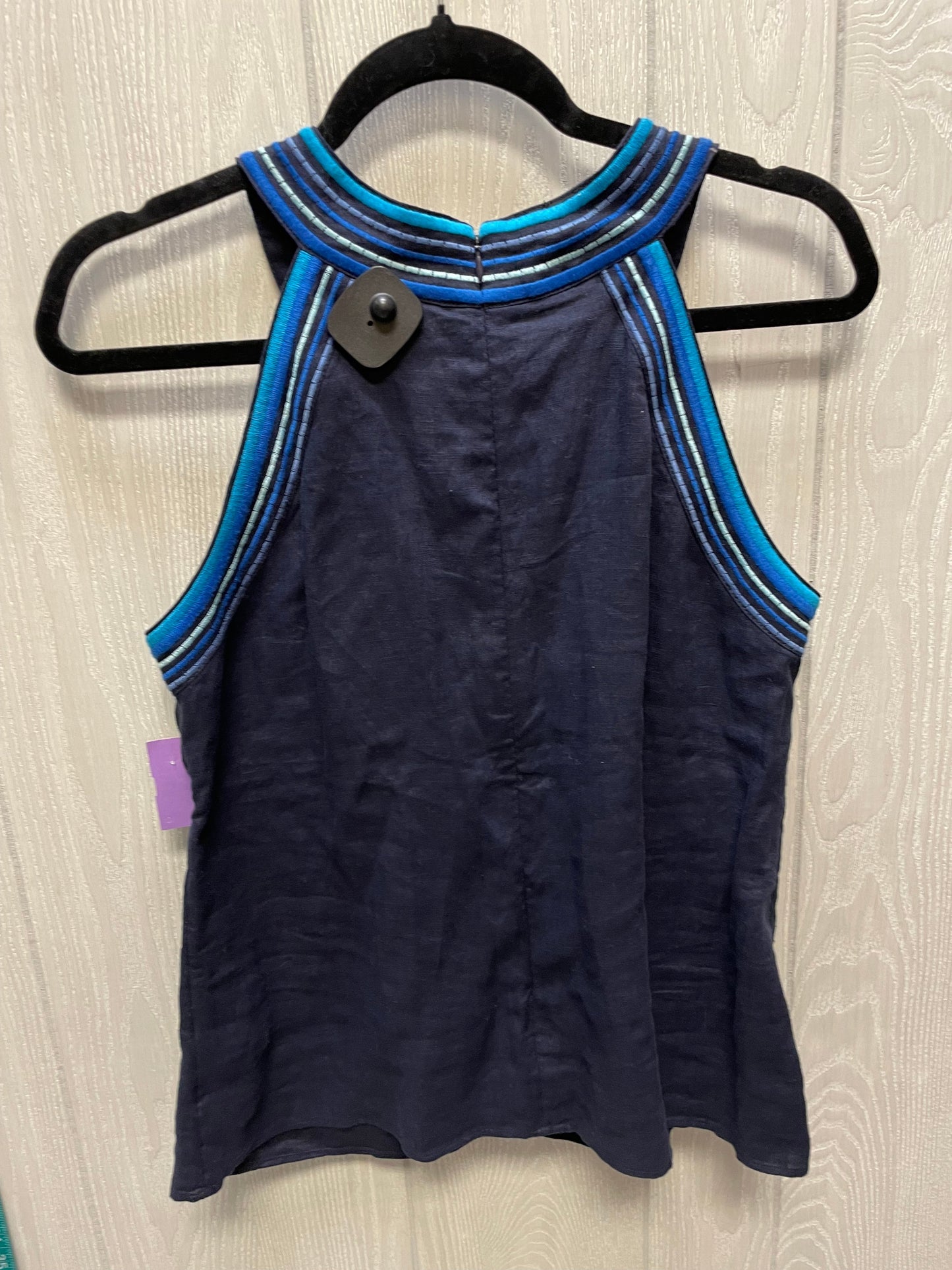 Top Sleeveless By Boden In Navy, Size: M